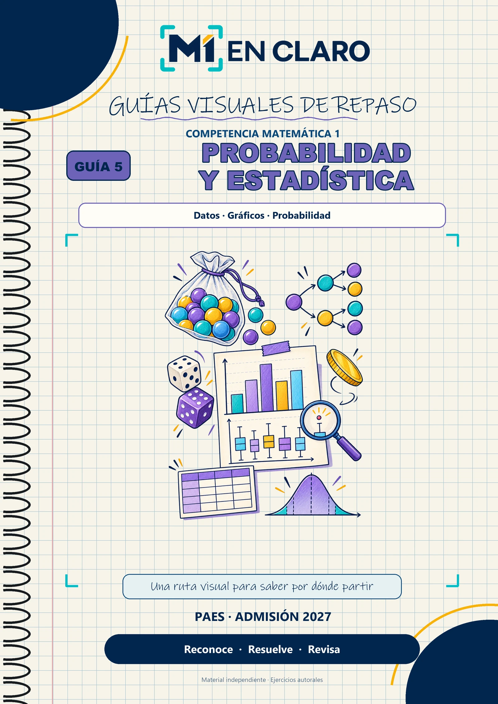 Portada Guía 5 Probabilidad y Estadística